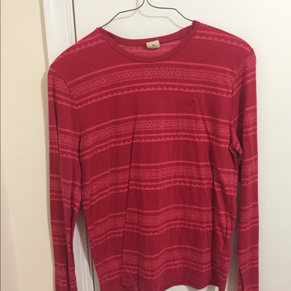 Stripe printed long sleeve